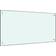 vidaXL Tempered Glass White Splash Guard 40cm