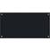 vidaXL Tempered Glass Black Spritzschutz 40cm