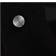 vidaXL Tempered Glass Black Splash Guard 40cm