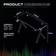 X-Rocker Lumio XL RGB Gaming Desk, 600x1400x750mm