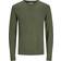 Jack & Jones Emil Plain Knitted Pullover - Green/Kombu Green