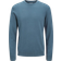 Jack & Jones Emil Plain Knitted Pullover - Blue/Oceanview