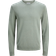 Jack & Jones Emil Plain Knitted Pullover - Green/Iceberg Green