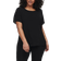Only Carmakoma Carvika Short Sleeve Top - Black