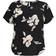 Only Carmakoma Carvika Short Sleeve Top - Black Florence Flower