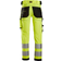 Snickers Workwear 6343 AllroundWork Hi-Vis Stretch Trousers - Hi Vis Yellow/Black