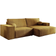 Fun furniture Corunia Xs Yellow Sofa 225cm 4 Seater
