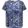 Only Carmakoma Carvika Short Sleeve Top - Blue/Amparo Blue