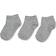 mp Denmark Plain Cotton Footie 3-pack - Grey Melange (99012)