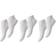 mp Denmark Plain Cotton Footie 3-pack - White (99012)