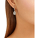 Swarovski Attract Light Pear Pierced Earrings - Silver/Transparent