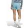 adidas Women's Essentials Linear French Terry Shorts - Preloved Blue/White
