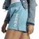 adidas Women's Essentials Linear French Terry Shorts - Preloved Blue/White