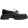 boohooMAN PU Slip On Contrast Chunky Loafer - Black