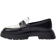 boohooMAN PU Slip On Contrast Chunky Loafer - Black