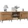 vidaXL Engineered Wood Cabinet Artisan Oak TV Bench 150x50cm