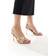 New Look Gold Crossover Strap Stiletto Heel Sandals - Gold