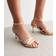 New Look Gold Crossover Strap Stiletto Heel Sandals - Gold