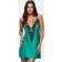 Ann Summers Cherryann Satin Lace Chemise - Dark Green