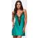 Ann Summers Cherryann Satin Lace Chemise - Dark Green