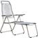 Fiam Chaise Longue Spaghetti Structure Aluminium Toile Gris