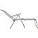 Fiam Chaise Longue Spaghetti Structure Aluminium Toile Gris