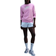 Nike Sportswear Club Fleece Women's Logo Crew Neck Sweatshirt - Beyond Pink/White