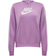 Nike Sportswear Club Fleece Women's Logo Crew Neck Sweatshirt - Beyond Pink/White