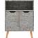 vidaXL Engineered Wood Concrete Grey Skænk 60x72cm
