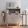 vidaXL Engineered Wood Concrete Grey Sideboard 60x72cm