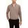 Oscar Jacobson Patton Half Zip Sweater - Beige