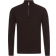 Oscar Jacobson Patton Half Zip Sweater - Brown