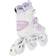 Powerslide Patines Phuzion Argon rosa blanco mujer White