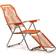 Fiam Chaise Longue Spaghetti avec Repose-Pieds Orange