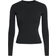 SKIMS Cotton Jersey Long Sleeve T-shirt - Soot
