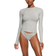 SKIMS Cotton Jersey Long Sleeve T-shirt - Light Heather Grey