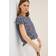 Cecil Bluse - Navy/Hvid