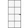 vidaXL Black 93 201.5 cm Interior Door (93x201.5cm)