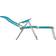 Fiam Chaise Longue Spaghetti avec Repose-Pieds Turquoise