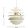 Louis Poulsen PH Snowball Dusty Green/Brass Pendel ∅ 40cm