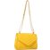 Shein Mini Fashionable Embossed V-Shaped Chain Crossbody Bag, Fashionable Butter Yellow Bag For Women