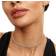 Pandora Tennis Choker Necklace - Silver/Transparent
