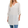 Cream Crventa Linen Tunic - Snow White