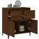 vidaXL Engineered Wood Brown Oak Sideboard 60x70cm