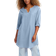 Cream Crventa Linen Tunic - Cashmere Blue