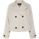 Pieces Carlett Short Trenchcoat - Silver Grey
