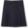 French Toast Kid's Above The Knee Front Pleated Skirt with Tabs - Navy Blue