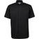 Seven Seas Fine Twill Short Sleeve Shirt - Black