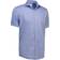 Seven Seas Fine Twill Short Sleeve Shirt - Light Blue