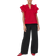 Only Stoponlsunny Top - Red/High Risk Red